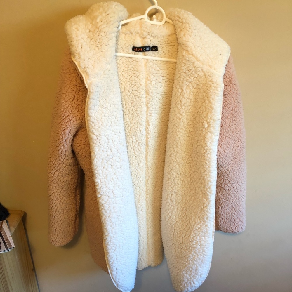 SHERPA OVERSIZED CARDIGAN JACKET